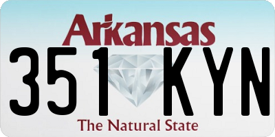 AR license plate 351KYN