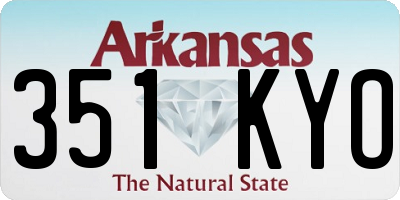 AR license plate 351KYO