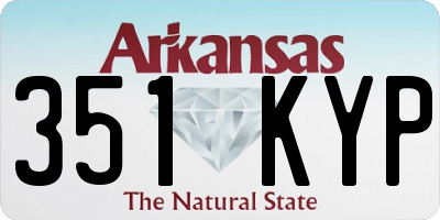 AR license plate 351KYP