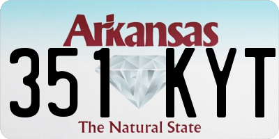 AR license plate 351KYT