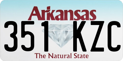 AR license plate 351KZC