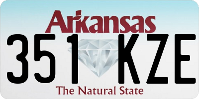 AR license plate 351KZE