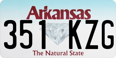 AR license plate 351KZG
