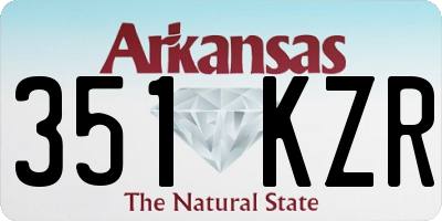 AR license plate 351KZR