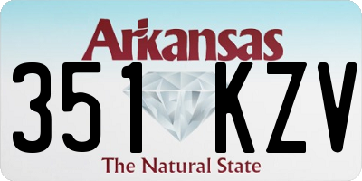AR license plate 351KZV