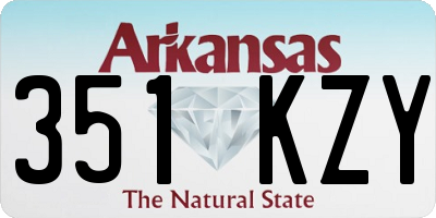 AR license plate 351KZY