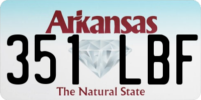 AR license plate 351LBF