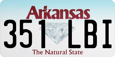 AR license plate 351LBI