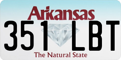 AR license plate 351LBT