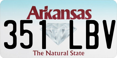 AR license plate 351LBV