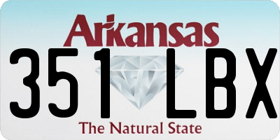 AR license plate 351LBX