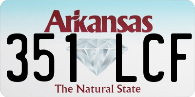AR license plate 351LCF