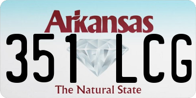AR license plate 351LCG