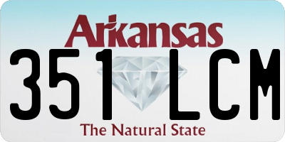 AR license plate 351LCM