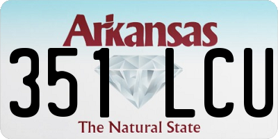 AR license plate 351LCU