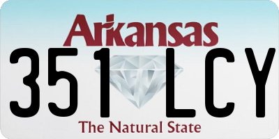 AR license plate 351LCY