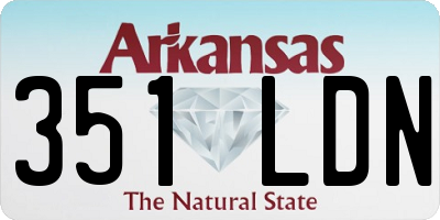 AR license plate 351LDN