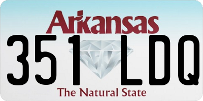AR license plate 351LDQ