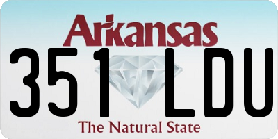 AR license plate 351LDU