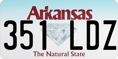 AR license plate 351LDZ