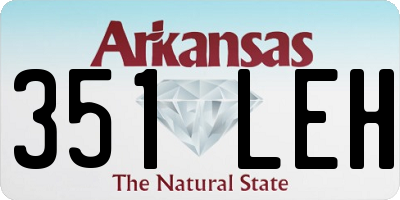 AR license plate 351LEH