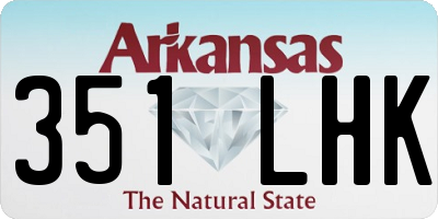 AR license plate 351LHK