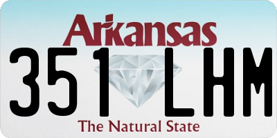 AR license plate 351LHM