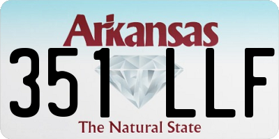 AR license plate 351LLF