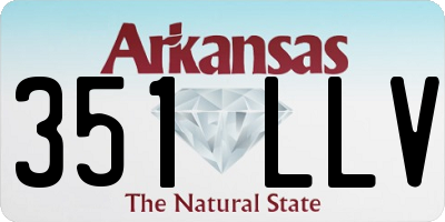 AR license plate 351LLV