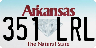 AR license plate 351LRL