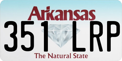 AR license plate 351LRP