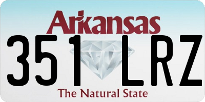 AR license plate 351LRZ