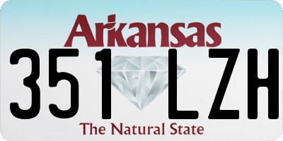 AR license plate 351LZH