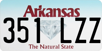 AR license plate 351LZZ