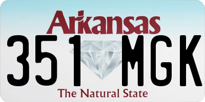 AR license plate 351MGK