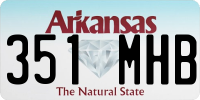 AR license plate 351MHB