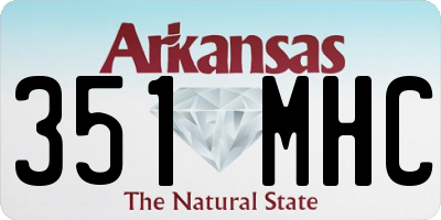 AR license plate 351MHC