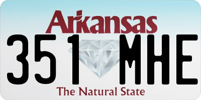 AR license plate 351MHE
