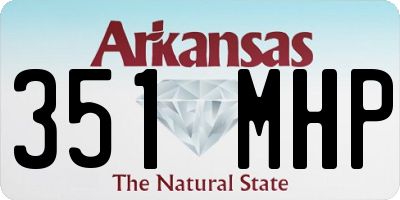 AR license plate 351MHP