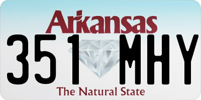 AR license plate 351MHY