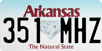 AR license plate 351MHZ