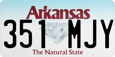 AR license plate 351MJY