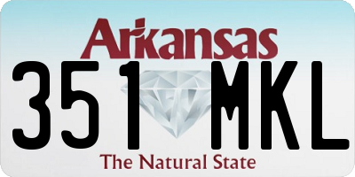 AR license plate 351MKL