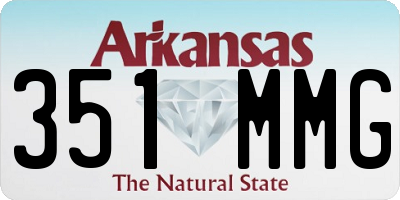 AR license plate 351MMG