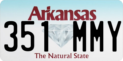 AR license plate 351MMY