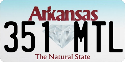 AR license plate 351MTL