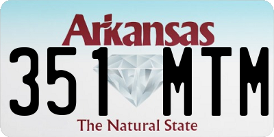 AR license plate 351MTM