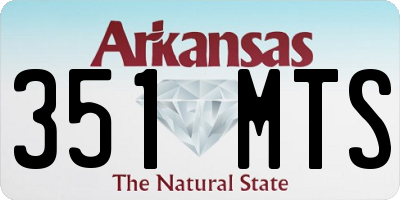 AR license plate 351MTS