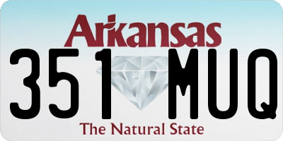 AR license plate 351MUQ