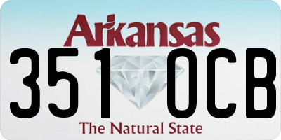 AR license plate 351OCB